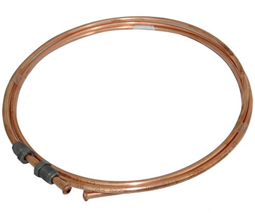 AERZETIX: Conduite de Freins Tuyau Tube en cuivre Ø4.76mm avec raccords M10x1/M10x1 (200cm)