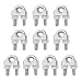 M8 Wire Rope Clamp 304 Stainless Steel 5/16" Wire Rope Cable Clip Clamp (10Pack)