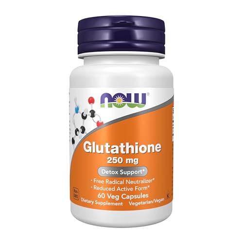 NOW Foods Supplements, Glutathione 250 mg, Detoxification Support*, Free Radical