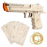 VJOALIN 3D Wooden Puzzles, Desert Eagle Wood Puzzles Gun Rub...
