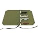 Hersent A Chef's Knife Roll Bag - Portable Travel Chef Knife Case Carrier Storage Bag with 4 Slots Best Gift for Pro Chef or Culinary Enthusiasts Men Women HGJ03-P-US