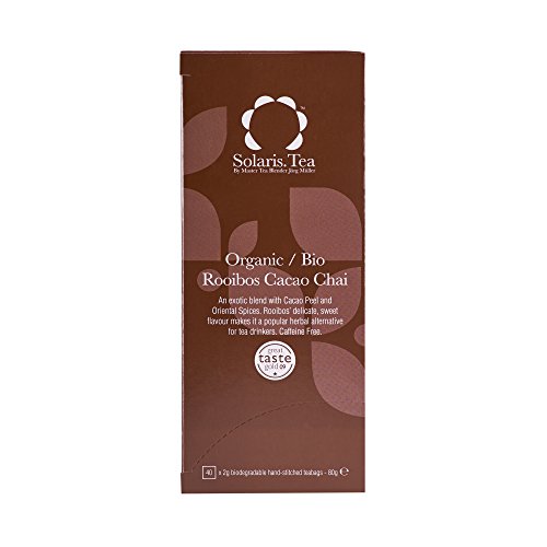 Solaris Tea Bio - Rooibos Kakao Chai, 40 Seidenteebeutel, 1er Pack (1 x 0.06 kg)