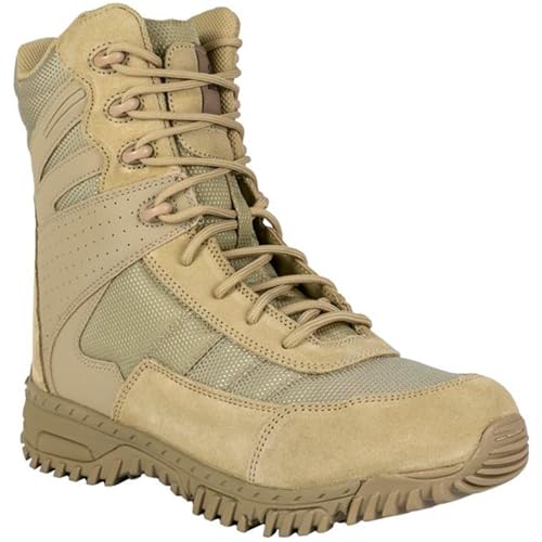 Image of Altama Unisex Vengeance SR 8 inch Side-Zip Lightweight Leather Boots | Full Grain, Textile Lining & Gusseted Tongue