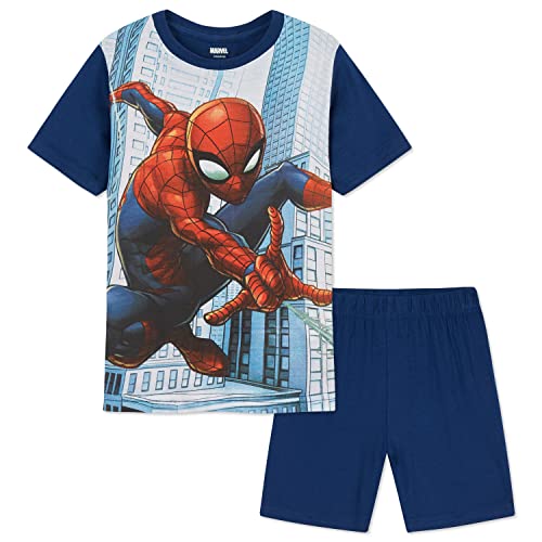 Marvel Boys Pyjamas Superhero Kids Short PJs