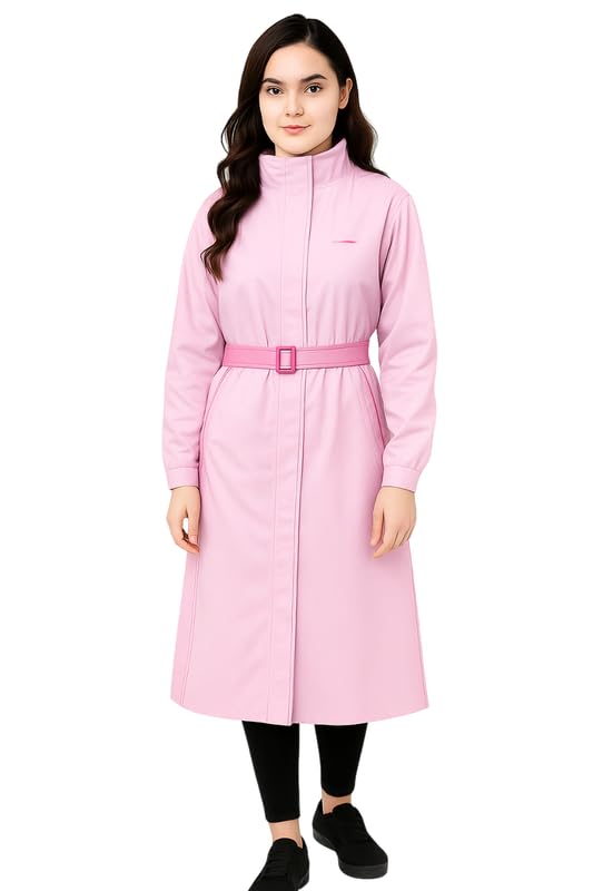 Women’s Belted Raincoat – Sleek Design, Perfect Fit & Waterproof (Multicolor,Multisize)