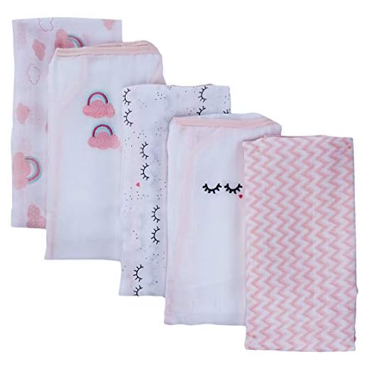 Papi Textil Fralda Soft Premium Papi Baby Para Bebê 80Cm X 80Cm Contém 05 Un