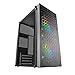 Mars Gaming MC-Core, Caja Gaming Compacta MicroATX, Diseño Frontal Metal-Mesh, Ventana Lateral Completa, 2X Ventiladores FRGB 120mm, Negro