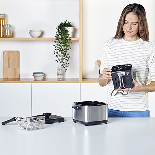 Freidora de 1,5L Taurus Fry Solution con 2000W y regulador para cocina compacta 6