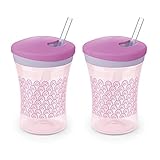 NUK Evolution Straw Cup, 8 oz, 2-Pack