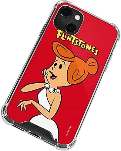 Skinit Clear Phone Case Compatible with iPhone 13 Mini - Officially Licensed The Flinstones Wilma Flintstone Design