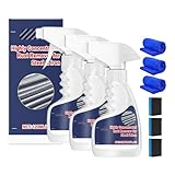 Multipurpose Rust Remover Spray for Metal with Sponge and Towel Highly Concentrated Steel Rust Remover for Car Tools Multi-Surface Cleaner 120ml (3Pcs)