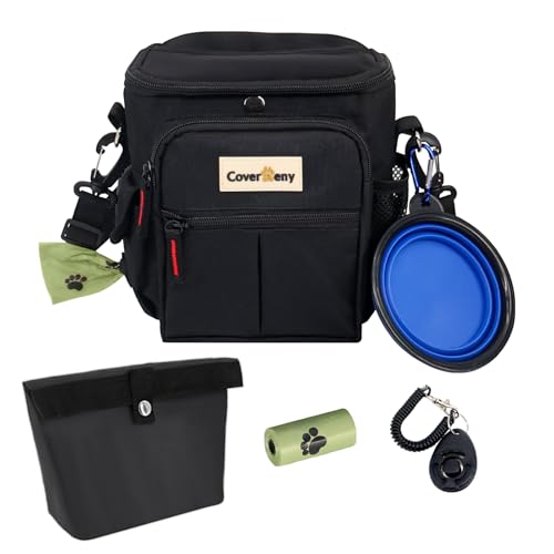 Cover Geny Dog Treat Pouch (Open Top, Removable Liner)