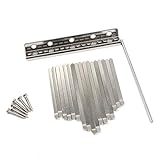 FarBoat 17 Keys Kalimba DIY Metal Replacement Parts Thumb Piano with Screws