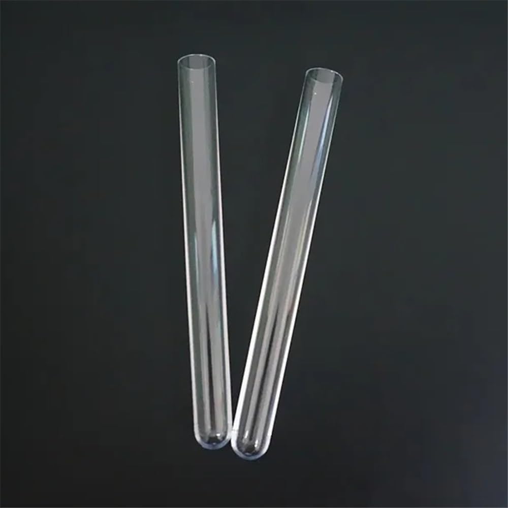 100 szt./opakowanie 18 x 180 mm 30 ml okrągła dolna plastikowa tuba z twardą przezroczystą fiolką do pakowania laboratorium