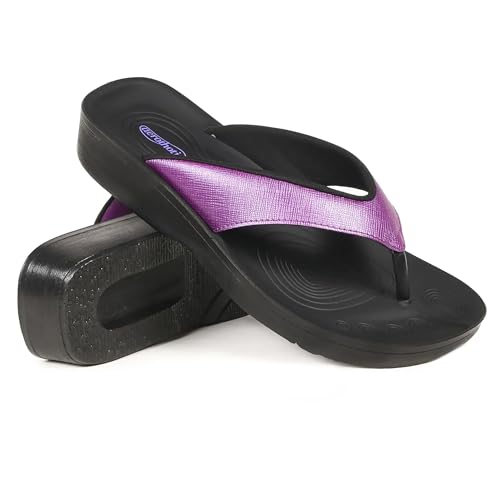 Image of AEROTHOTIC Original Orthotic Comfort Thong Style Flip Flops Sandals for Women with Arch Support for Comfortable Walk