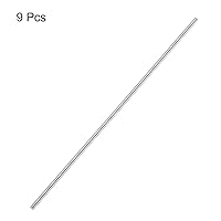 Vista 77 de uxcell Varilla redonda sólida de acero inoxidable 304 de 0.197 in x 5.906 in para manualidades de bricolaje - 10 piezas