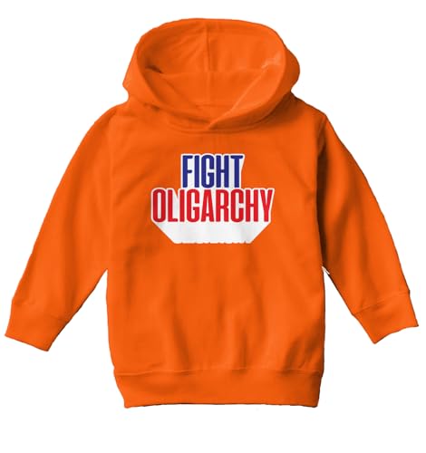Tcombo Fight Oligarchy - Democrat Liberal Toddler/Youth Fleece Hoodie