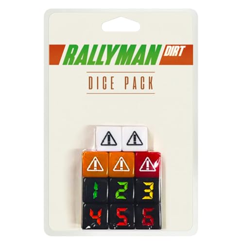Image of Synapses Games | Rallyman: Dirt - Dice Pack | Strategy Board Game Accessory | Race Cars with Dice | Includes 11 Custom Dice for 1 Player