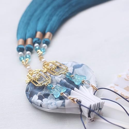 Sachet antiguo con borla, 10 cm, hecho a mano miniatura 2