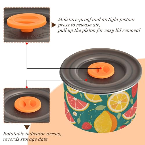 Contenedor de almacenaje para café en acero inoxidable diseño azul miniatura 4