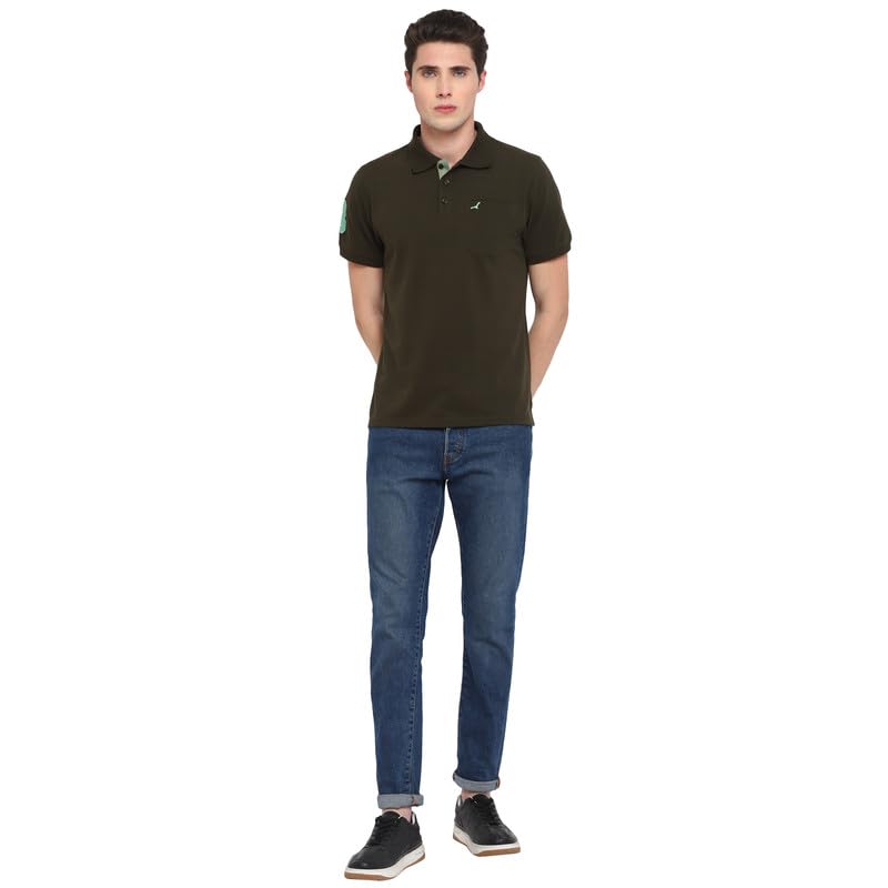 Image of AMERICAN CREW Men's Polo T-Shirt with Pocket Tshirts