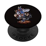 Fighting Red Rooster Chicken with traditional Samurai armor & katana blade sword.