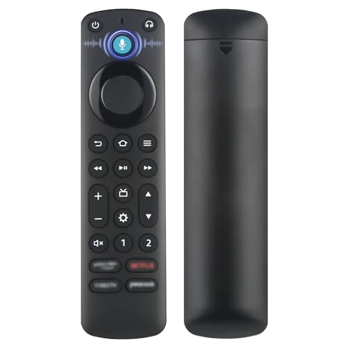 Aimdio Mando a Distancia por Voz Pro para Fire Smart TV Stick (4k, 4K MAX, Lite, 2.a y 3.a Gen) TV Cube, Compatible con Insignia Toshiba Pioneer Fire Smart TVs, con función de búsqueda del Mando