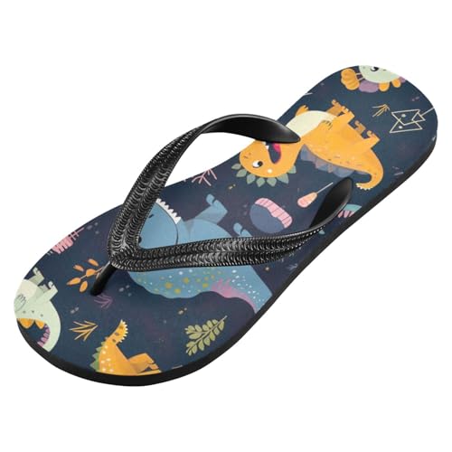 Dinosaur Men's & Women's Classical Beach Rubber Sandal Flip Flop Comfortable Slipper 214B2852