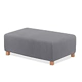 TAOCOCO Ottoman Cover Rectangular Storage Ottoman Slipcover Stretch Footrest Stool Covers Furniture
