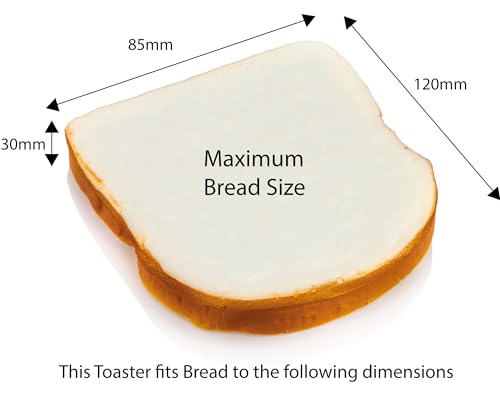 Kitchen Perfected® 2 Slice Extra Wide Slot Toaster - 750W - 7 Browning Levels - High Lift Eject Function - Centralisation for even cooking - Removable Crumb Tray - E2020BK - Gloss Black - Image 3