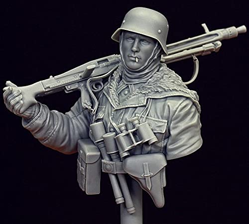 Risjc 1/16 soldato della seconda guerra mondiale che fuma modello di soldato in resina non verniciato kit modello in miniatura non assemblato/A16138