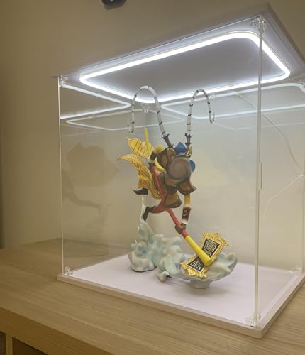Boîte de présentation en acrylique lumineuse pour valoriser vos figurines de salon