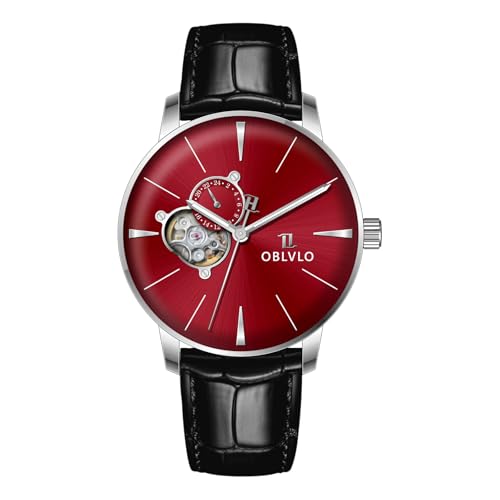 OBLVLO �t�@�b�V�����f�U�C�i�[ �����Y �X�P���g�� �N���V�b�N �������� �@�B�� �h���X�E�H�b�` 24���ԕ\�� �J�[�t�X�L���X�g���b�v ���v NW (NW-YRBL)