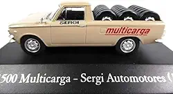 OPO 10 Model car 1/43 Compatible with Fiat 1500 Multicarga Sergi Automotores 1965 Collection Wagons from Argentina 1/43 (SA23)