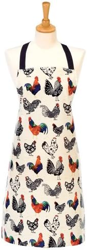 Ulster Weavers Rooster PVC Apron, 1 Count (Pack of 1), Black