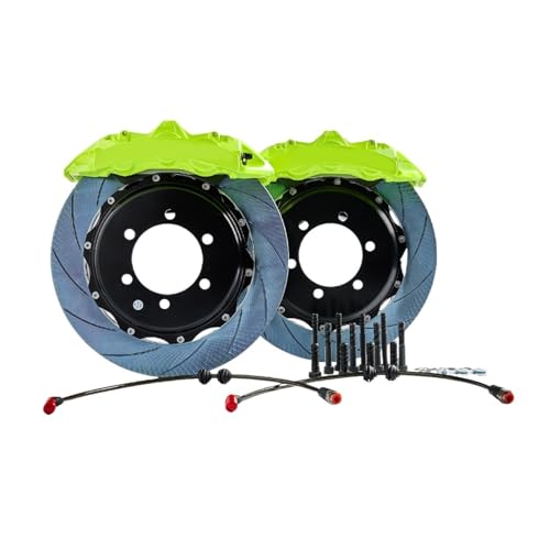 DOQUAMNEX Brake Caliper 6-Piston Brake Caliper Kit Includes 355/380/405 mm Brake Disc and Brake Pads Fit for BMW F80,E81,E82,E87,E88,E89 Front Brake Car Calipers(6 Pot Brake Caliper)