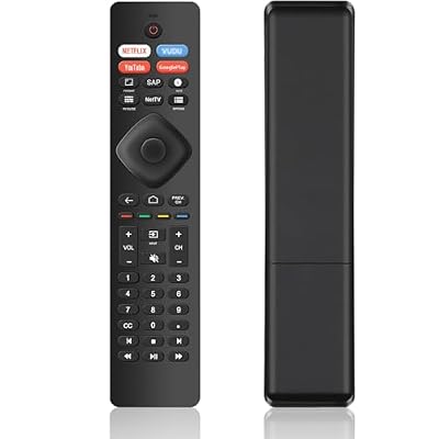 Universal Remote Replacement for Philips Smart TV All 4K Ultra LED LCD HDTV 3D UHD TVs, with Shortcut Hotkeys - No Setup Required