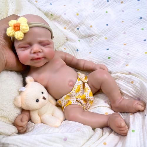 Muñeca Reborn Realista de Silicona 12 Pulgadas Lavable miniatura 1