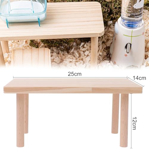 SZSMW Hamster Plattform - Hamster Etage - Hamster Spielzeug Plattform - Geeignet FüR,Kaninchen,Meerschweinchen,das Schneiden Ist Ordentlich Und Glatt und Wird Ihrem Nicht Schaden (M)