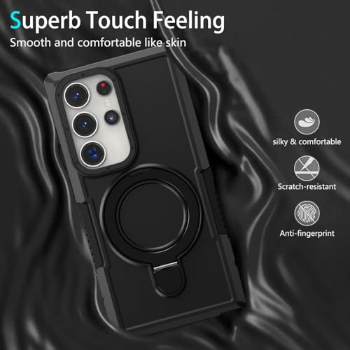 Coque Samsung Galaxy A05 4G silicone rigide anneau support violet foncé