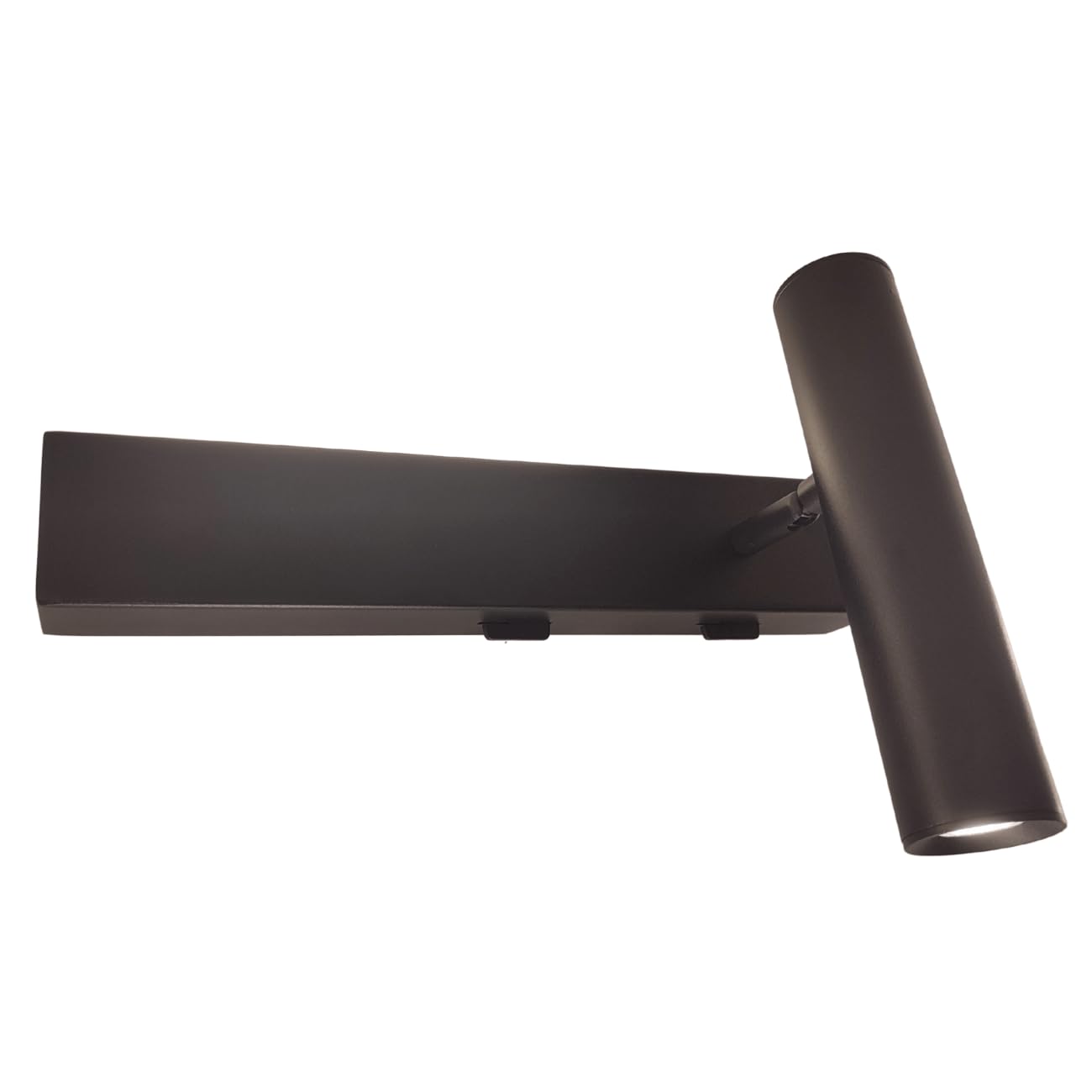 KOSILUM - Lampada da parete nera per testiera del letto, lettura destra, luce bianca calda, illuminazione per soggiorno, camera da letto, cucina, corridoio, 1211 lm, LED integrato, IP20