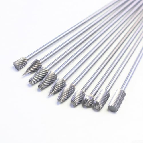 Fresa rotativa para metal con mango de 3 mm miniatura 6