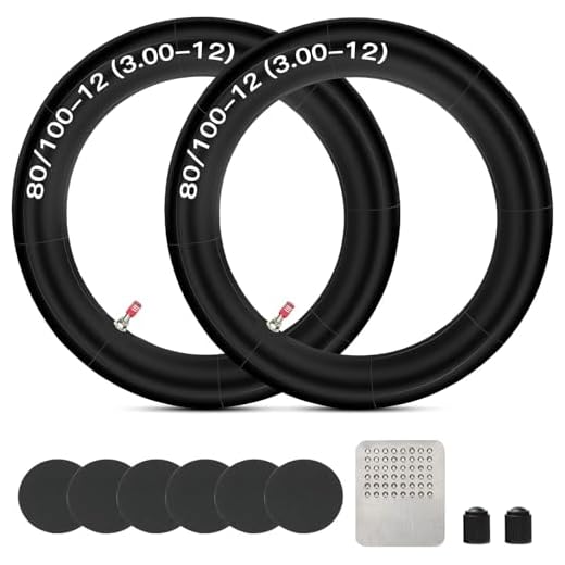 GREHUA 2.75 3.00-12 80/100-12" inch Rear Inner Tube for 90cc 110cc 125cc for CRF50 CRF110 XR70 KLX110 KX60 DRZ110 RM50 RM60 TTR90 TTR110 PW80 Dirt Pit Trail Bike Off Road Motocross 2 Pack Heavy Duty