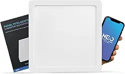 Kit Painel led Plafon Smart Inteligente Wi-fi 2.4 GHz 18w ou 24w 2700k a 6500k Alexa google 110/220 Bivolt Neo Avant (24W, 1)
