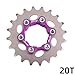 rockible Single Speed Cassette Cog, Bike Single Speed Conversion Set, Bicycle 1 Speed Sprocket Gear for Fixed Gear, Cycling Accessory, 20T