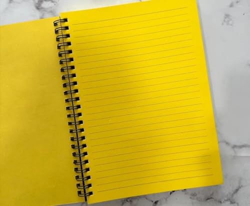 Image of XI Combo of Wiro - Manifestation Notebook & The Manifestation Notebook | Black Cover & Pages | A5 Size | Notebook with Yellow Pages for Manifestation (Black and Yellow)