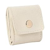 Organizador De Joyas De Viaje – De Viaje Para Joyas De 9,57 Pulgadas | Estuche De Almacenamiento De Cuero PU: Organizador Dividido Plegable Con Hebilla Segura, Forro Suave Para Anillos, Collares