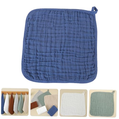 6Pcs Soft Burp Cloths Absorbent Cotton Towels for Newborns Versatile Spit Up Rags Sweat Wipes Safe for Sensitive Skin Durable Gauze Construction 7