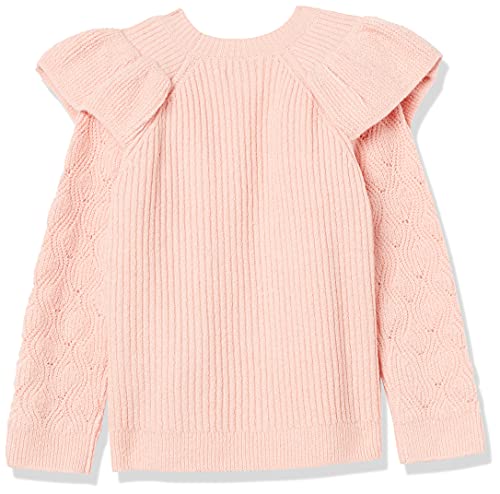 Amazon Essentials Girls and Toddlers' Soft Touch Ruffle Sweater2