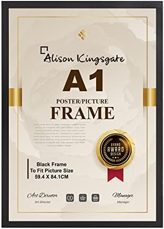 Modern Black 12x10 Photo Frame With Mount Photo Frame for Image Size 10 x 8 Inches, With Clear Perspex Sheet, to Hang Portrait or Landscape (12x10 For 10x8 Image Size, Black)